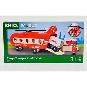 Brio World Cargo Transport Helicopter 33886 Complete w/ Box
